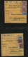 Delcampe - SAMMLUNGEN 1953/4, Interessante Sammlung Von 40 Paketkarten Mit Verschiedenen Posthorn-Frankaturen, Dabei Auch Einzelfra - Gebruikt