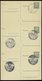 GANZSACHEN P 36 BRIEF, 1961, 8 Pf. Heuss Mit Postfachnummer Statt Postschließfachnummer, 5 Leer Gestempelte Karten Mit V - Collections