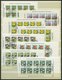 ZUSAMMENDRUCKE H-Bl. O, 1991-2000, Freimarken, Alle 12 Folien-Heftchenblätter, Sonderstempel, Pracht - Postzegelboekjes