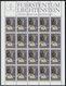 LIECHTENSTEIN 791-833KB **, 1982/3, Komplett In Kleinbogen, U.a. Mit Mi.Nr. 828/9, Postfrisch, Pracht, Sehr Günstig Ausg - Andere & Zonder Classificatie