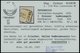 ÖSTERREICH BIS 1867 1Xd O, 1850, 1 Kr. Kadmiumgelb, Handpapier, Type III, R3 TRIEST, Abgenutzter Druck, Pracht, Fotobefu - Usati