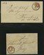 LOTS 19-22 BRIEF, 1860, 11 Briefe Franz Joseph, Meist Pracht - Collections