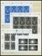 LOTS **, 1988-98, Postfrische Partie Schwarzdrucke Bzw. 1 Buntdruck, Mit 13 Blocks Und 13 Einzelwerten, Dabei Mi.Nr. 203 - Collezioni