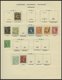 SAMMLUNGEN, LOTS O, *, 1866-1941, Alter Sammlungsteil Auf Seiten, Etwas Unterschiedliche Erhaltung, Mi. Nach Angabe Ca.  - Other & Unclassified