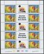 FRANZÖSISCH-POLYNESIEN 609/10KB **, 1992, Weltgesundheitstage U.World Columbian Stamp Expo, Je Im Kleinbogen (10), Prach - Neufs