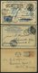 GANZSACHEN 1893-1951, 5 Verschiedene Gebrauchte Frage- Und Antwortkarten (Paid Reply Postal Cards) Komplett, Feinst/Prac - Andere & Zonder Classificatie