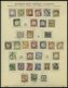 Delcampe - SLG., LOTS DEUTSCHLAND O,*,(*) , Alte Sammlung Deutschland Bis Ca. 1939, Mit Altdeutschland, Dt. Reich, Danzig, Memel, S - Collections