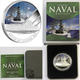 COOK ISLANDS 1 $ 2011 SILVER 999 Oz FAMOUS NAVAL BRITAIN'S BATTLESHIP JUTLAND 1916 WEIGHT 31,135g TITOLO 0,999 CONSERVAZ - Isole Cook