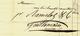 PARIS 1834 FACTURE Expédiée Par La Diligence +TEXTE SIGNE RAMELOT Marchands Tailleurs Paris B.E.  VOIR SCANS - 1800 – 1899