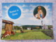 Slovenia - Unused Postcard - Brezje - Church - Virgin And Child - Farm - Cows - Slovénie