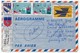 FRANCE - Aérogramme 1,40 Oiseau (Logo De La Poste) + Affr Compl. - Cachets Arrivée BAHRAIN Et LONDRES 1976 - Aerograms