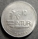 Cuba Intur 10 Centavos 1989 KM#415.3 Diameter 17 Mm Rare! - Cuba