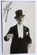 Carte Photo Magicien Homme Automate Mime Cirque Signé Metrino ? - Cirque