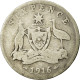 Monnaie, Australie, George V, Sixpence, 1916, Melbourne, TB, Argent, KM:25 - Sixpence