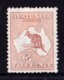 Australia 1913 Kangaroo 5d Chestnut 1st Watermark MH - - - - Ungebraucht