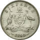 Monnaie, Australie, Elizabeth II, Sixpence, 1960, Melbourne, TTB, Argent, KM:58 - Sixpence