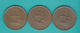 South Africa - George V - Half / ½ Penny - 1923 (KM13.1); 1931 (KM13.2) & 1933 (KM13.3) - Afrique Du Sud