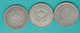 George V - 6 Pence - 1923 (KM16a) 1925 (KM16.1) & 1933 (KM16.2) - Afrique Du Sud