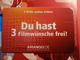 GERMANY - AMANGO - MUSTER 10 Euros - Du Hast 3 Film DEMO TEST TRIAL CADEAU GIFT CARD (SACROC) - Gift Cards