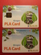 Corea Sud - 2 Ingeo MUSTER PLA Card Paper GSM SIM Mint Salon Cartes 2011 YGL PLACARD DEMO TEST TRIAL (SACROC) - Korea, South