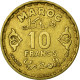 Monnaie, Maroc, Mohammed V, 10 Francs, 1951/AH1371, Paris, TB+, Aluminum-Bronze - Maroc