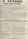 PETITE AFFICHE VENTE PAR LICITATION -COMMUNE D'ABBEVILLERS -CANTON D'AUDINCOURT -DOUBS-1846 - Afiches