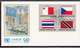 NATIONS UNIES 1981  DRAPEAUX  4 FDC UNICEF Yvert 341-356 - FDC