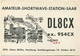 QSL - Funkkarte - DL8CX - Homburg - 1959 - Amateurfunk
