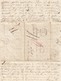 Delcampe - LETTRE SUISSE. 17 AVRIL 1843. ATTEMBERG BERN POUR LOCLE. TAXE PLUME 4 NOIRE, 6 ROUGE. 4 PAGES CORRESPONDANCE - ...-1845 Prefilatelia