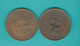 Cameroon - French - 1943 - 1 Franc - With "libre" (KM5) & Without (KM7) - Cameroun