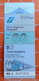 Tariffa Regionale Piemonte Ticket Biglietto Treno Fascia Km 80 Anno  2007 - Europa