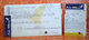 Air One Ticket 2007 Carta Imbarco Biglietto Aereo - Europa