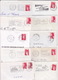 Lot 21 Lettres Departement 17 CHARENTE MARITIME : ( PP AIR MARINE ) La Rochelle Rochefort Saintes Surgères Loix - 1961-....