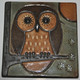 CARREAU DE CERAMIQUE CHOUETTE - Birds - Owls