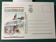 Delcampe - MACAU 1994 SECURITY FORCES DAY COMMEMORATIVE POSTAL STATIONERY CARDS SET OF 5.(POST OFFICE NO. BPE 4 TO 8) W\FOLDER - Interi Postali
