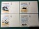 MACAU 1996 SECURITY FORCES DAY COMMEMORATIVE POSTAL STATIONERY CARDS SET OF 4.(POST OFFICE NO. BPE 19 -22) - Postwaardestukken