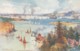 Sydney Australia, Fullwood Artist Signed Image Sydney Harbour From Watsons Bay, C1900s Vintage Tuck #7291 Postcard - Sydney