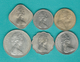 Bahamas - Elizabeth II - 1966 - 1, 5, 10, 15,25 & 50 Cents (KMs 2-7) - Bahamas