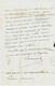 Pli Cacheté De PERIERS (Manche) à PARIS (Seine) - Timbre N° 10 à 25 C. Bleu Losange Petits Chiffres 2401 - 1854 - Manuscrits