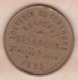 Médaille  Souvenir Du Concours Régional Besançon Du 27 Mai Au 7 Juin 1893 - Autres & Non Classés