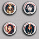 35 X KATE BUSH Music Fan ART BADGE BUTTON PIN SET 5 (1inch/25mm Diameter) - Music