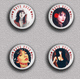 35 X KATE BUSH Music Fan ART BADGE BUTTON PIN SET 9 (1inch/25mm Diameter) - Music