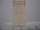 2 Menus COMMUNION 1925 MARIAGE 1935 Yvonnette Cantrelle HOTEL LION D'OR Marcilly REMY Patisserie La Ferte Gaucher - Menus