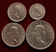Rhodesia And Nyasaland 3 And 6 Pence, 1 And 2 Shillings 1956 VF/XF КМ#3-6 - Rhodésie