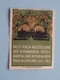 1913 PRAG Welt Fach Ausstellung Der Korbwaren - Spiel ( Sluitzegel Timbres-Vignettes Picture Stamp Verschlussmarken ) - Gebührenstempel, Impoststempel
