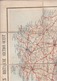 Carte TARIDE Toilée - 30 Panneaux Contre-collés - Bretagne - Section Ouest. 1907. - Cartes Routières