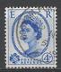 Great Britain 1955. Scott #323 (U) Queen Elizabeth II - Oblitérés