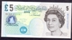 UK Great Britain 5 Pounds 2002 UNC P- 391d - 5 Pounds