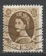 Great Britain 1955. Scott #331 (U) Queen Elizabeth II * - Oblitérés