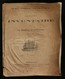 NOUVEL INVENTAIRE POUR LA MARINE MARCHANDE BORDEAUX 1864 ( Catalogue ) - Boats